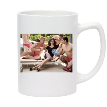 Aubrey Plaza 14oz White Statesman Mug