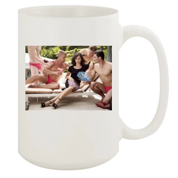 Aubrey Plaza 15oz White Mug