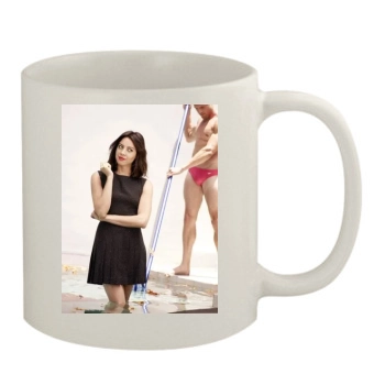 Aubrey Plaza 11oz White Mug