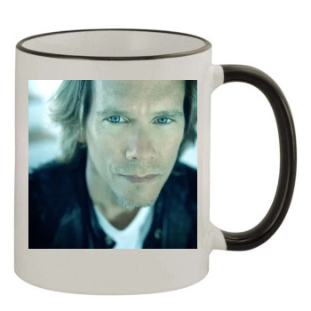 Kevin Bacon 11oz Colored Rim & Handle Mug