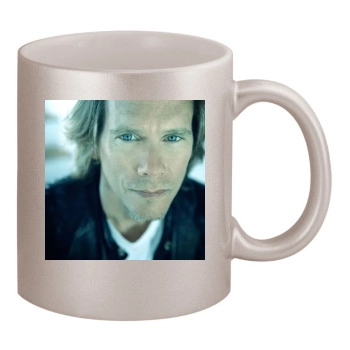 Kevin Bacon 11oz Metallic Silver Mug