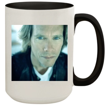 Kevin Bacon 15oz Colored Inner & Handle Mug