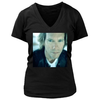 Kevin Bacon Women's Deep V-Neck TShirt