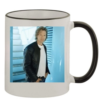 Kevin Bacon 11oz Colored Rim & Handle Mug