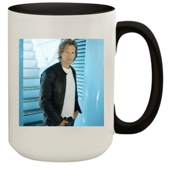 Kevin Bacon 15oz Colored Inner & Handle Mug