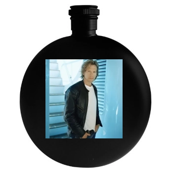 Kevin Bacon Round Flask