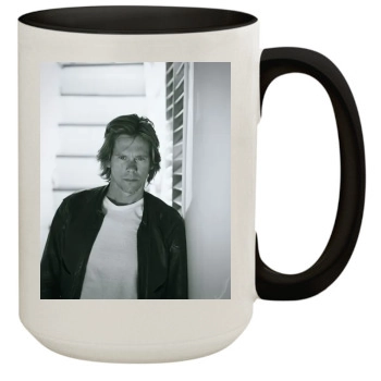 Kevin Bacon 15oz Colored Inner & Handle Mug