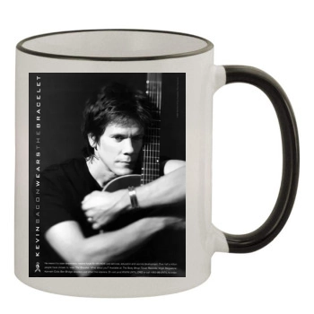 Kevin Bacon 11oz Colored Rim & Handle Mug