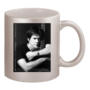 Kevin Bacon 11oz Metallic Silver Mug