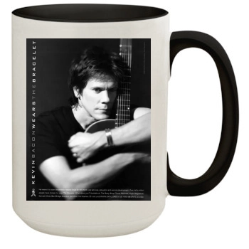 Kevin Bacon 15oz Colored Inner & Handle Mug