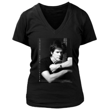 Kevin Bacon Women's Deep V-Neck TShirt