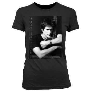 Kevin Bacon Women's Junior Cut Crewneck T-Shirt