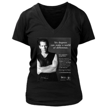 Kevin Bacon Women's Deep V-Neck TShirt