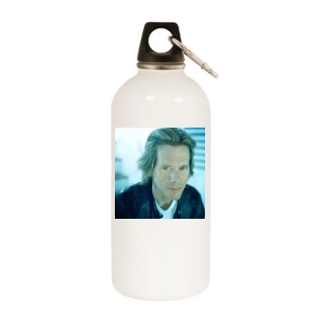 Kevin Bacon White Water Bottle With Carabiner