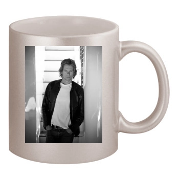 Kevin Bacon 11oz Metallic Silver Mug