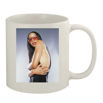 Aaliyah 11oz White Mug