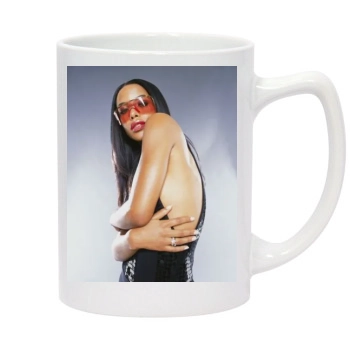 Aaliyah 14oz White Statesman Mug