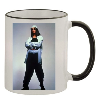 Aaliyah 11oz Colored Rim & Handle Mug