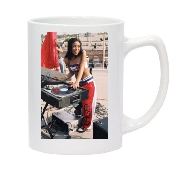 Aaliyah 14oz White Statesman Mug