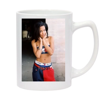 Aaliyah 14oz White Statesman Mug