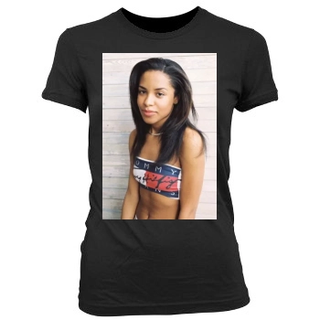 Aaliyah Women's Junior Cut Crewneck T-Shirt