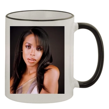 Aaliyah 11oz Colored Rim & Handle Mug