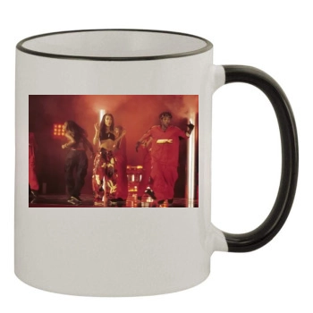 Aaliyah 11oz Colored Rim & Handle Mug