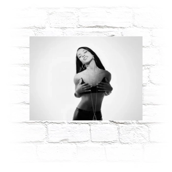 Aaliyah Metal Wall Art