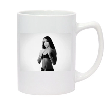 Aaliyah 14oz White Statesman Mug