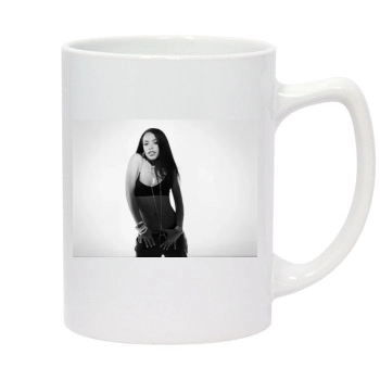 Aaliyah 14oz White Statesman Mug