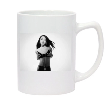 Aaliyah 14oz White Statesman Mug