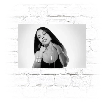 Aaliyah Metal Wall Art