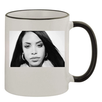 Aaliyah 11oz Colored Rim & Handle Mug