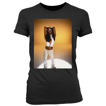 Aaliyah Women's Junior Cut Crewneck T-Shirt