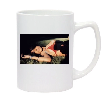 Aaliyah 14oz White Statesman Mug