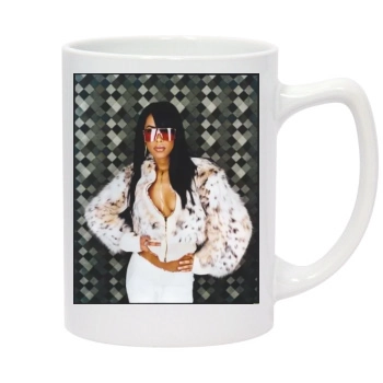 Aaliyah 14oz White Statesman Mug