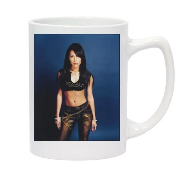 Aaliyah 14oz White Statesman Mug