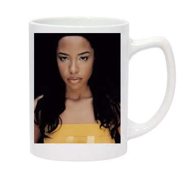 Aaliyah 14oz White Statesman Mug