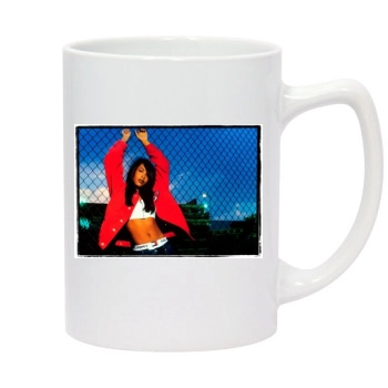 Aaliyah 14oz White Statesman Mug