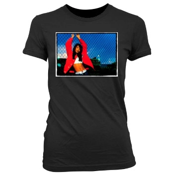 Aaliyah Women's Junior Cut Crewneck T-Shirt