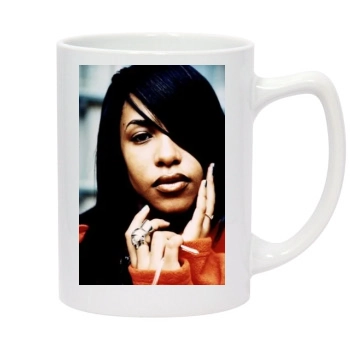 Aaliyah 14oz White Statesman Mug