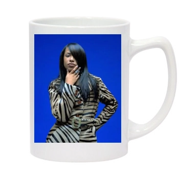 Aaliyah 14oz White Statesman Mug