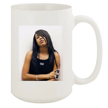 Aaliyah 15oz White Mug