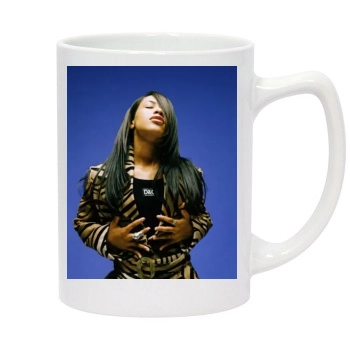 Aaliyah 14oz White Statesman Mug