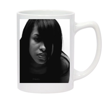 Aaliyah 14oz White Statesman Mug