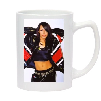 Aaliyah 14oz White Statesman Mug