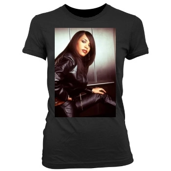 Aaliyah Women's Junior Cut Crewneck T-Shirt