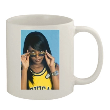 Aaliyah 11oz White Mug