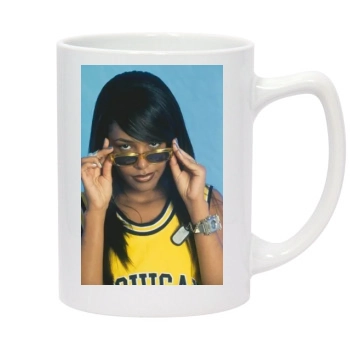 Aaliyah 14oz White Statesman Mug