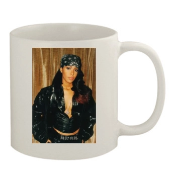 Aaliyah 11oz White Mug